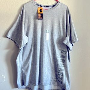 Carhartt 2XL Relaxed Fit Gray T-Shirt 59% Cotton 41% Polyester